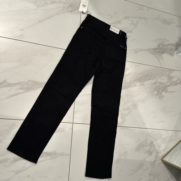 NWT 🏷️ 7 for all mankind black jeans size 24 - Picture 11 of 11